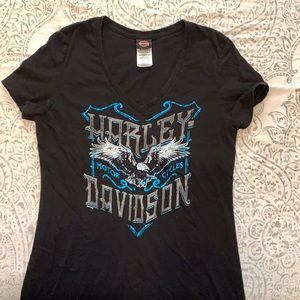 Harley v neck shirt